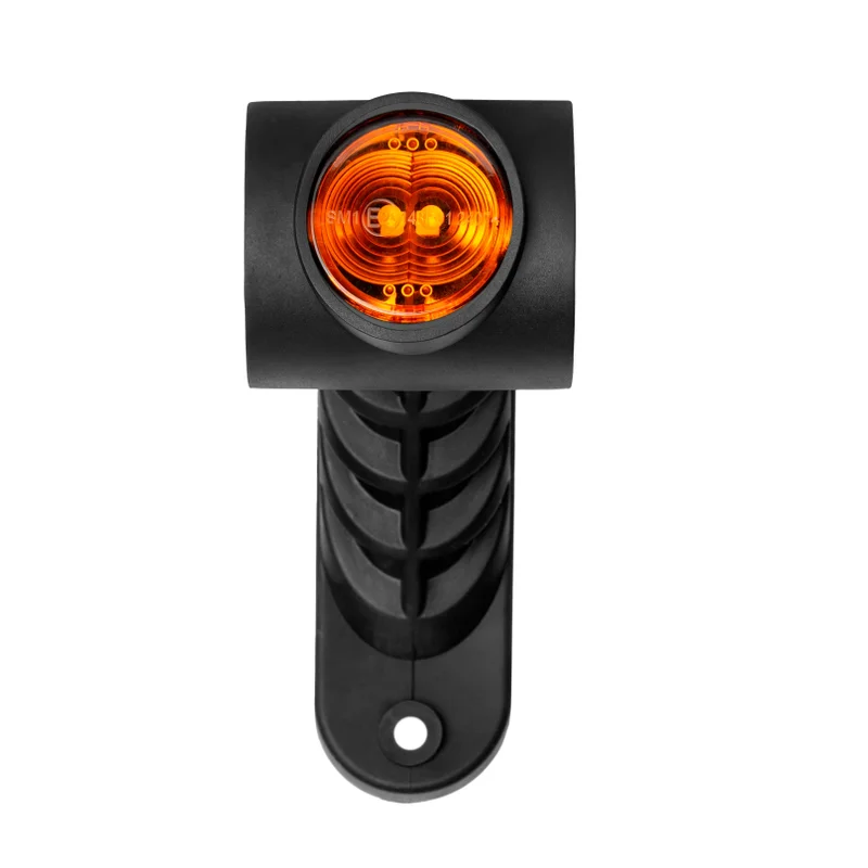 LED dark side marker light right red-white-amber 12-24v 50cm cable - 2