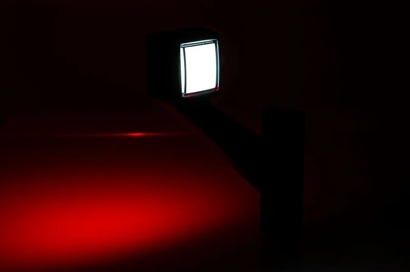 LED side marker lights right red-white 12-24v 50cm cable - 5