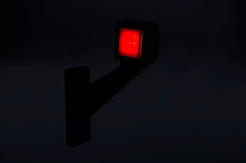 LED side marker lights right red-white 12-24v 50cm cable - 6