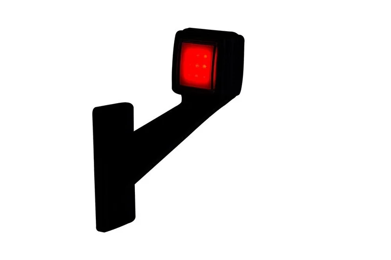 LED side marker lights right red-white 12-24v 50cm cable - 2