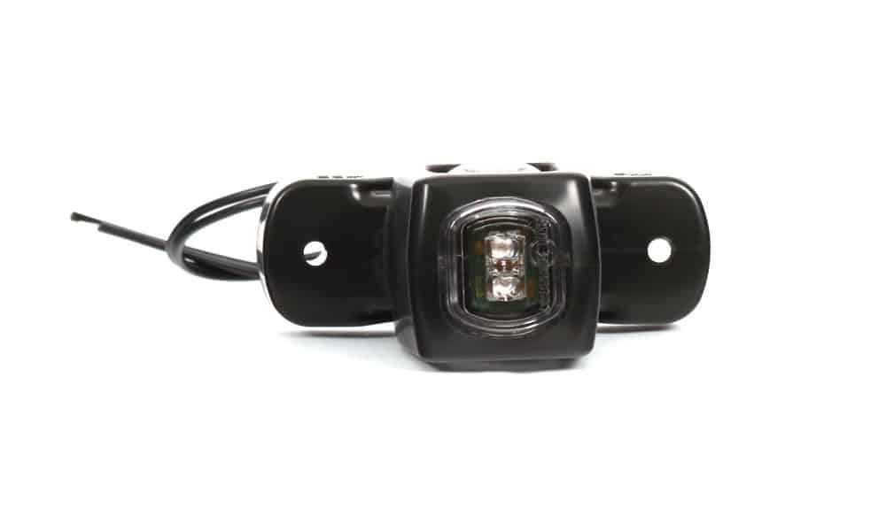 LED sidemarkerlys rød-hvid-amber 12-24v 21cm kabel - 2