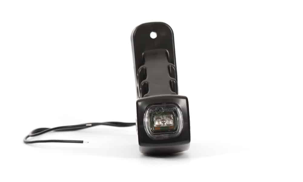 LED Side marker light left red-white-amber 12-24v 21 cm cable - 3