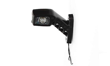 LED sidemarkeringslys venstre rød-hvit-oransje 12-24v 21 cm kabel