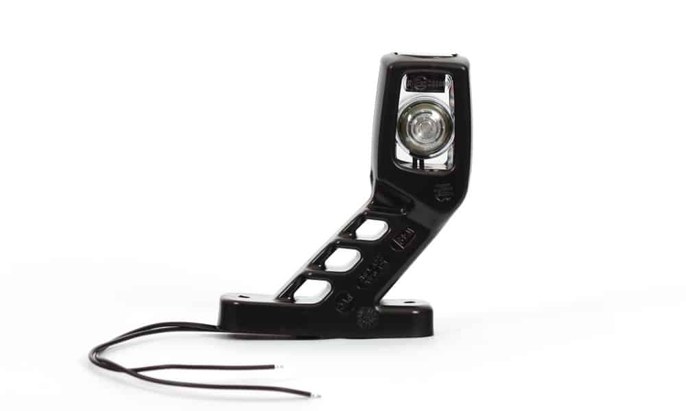 LED Side marker light left red-white-amber 12-24v 21 cm cable - 5