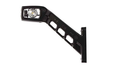 LED sidemarkeringslys venstre rød-hvit-oransje 12-24v 21 cm kabel