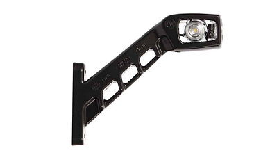LED sidemarkeringslys høyre rød-hvit-oransje 12-24v 21cm kabel