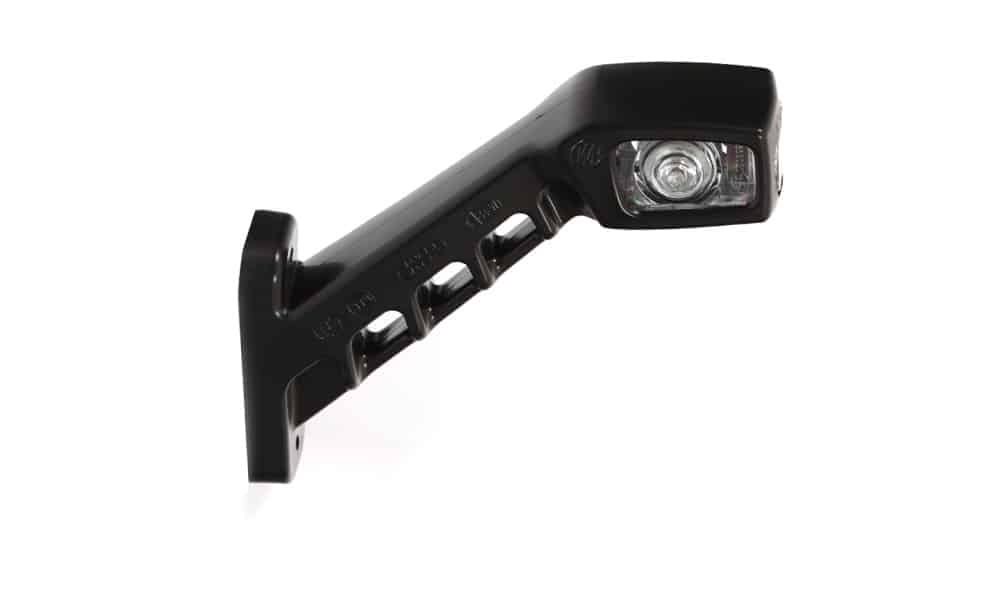 LED sidemarkeringslys høyre rød-hvit-oransje 12-24v 21cm kabel - 3