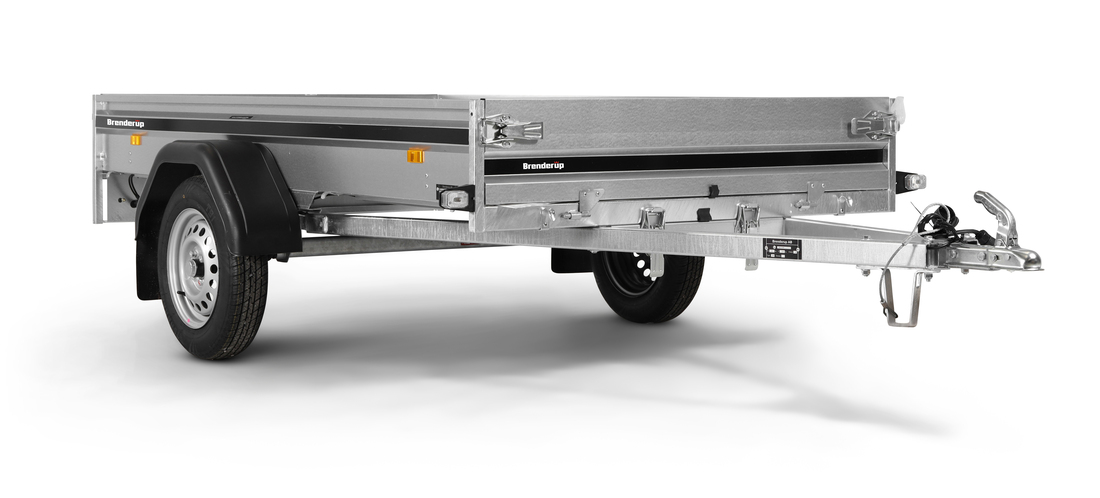 Brenderup Lågbyggd flakvagn Serie FS Obromsad 650 kg