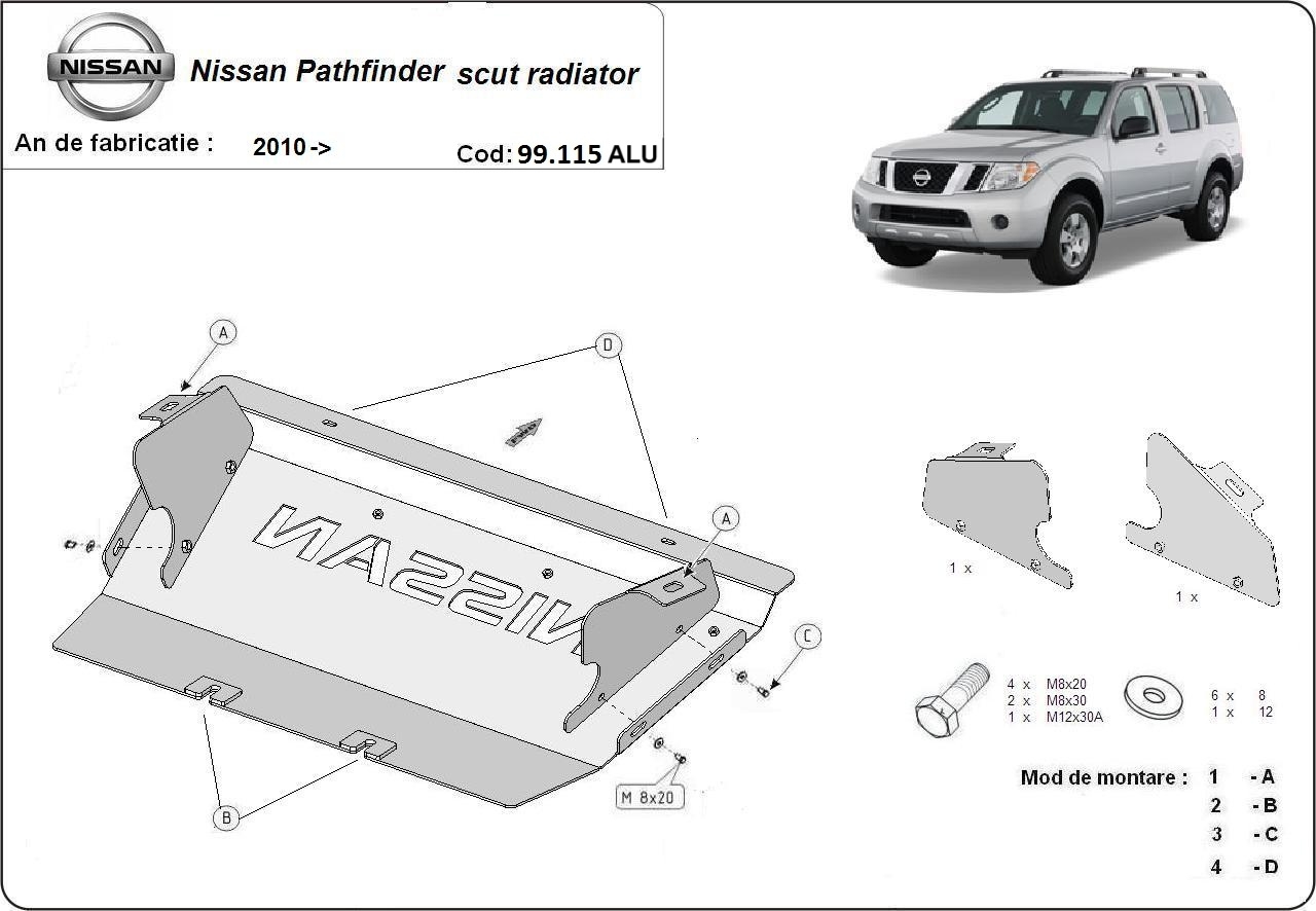 Hasplåt Aluminium Kylare | Nissan Pathfinder (2010-2026) - 3