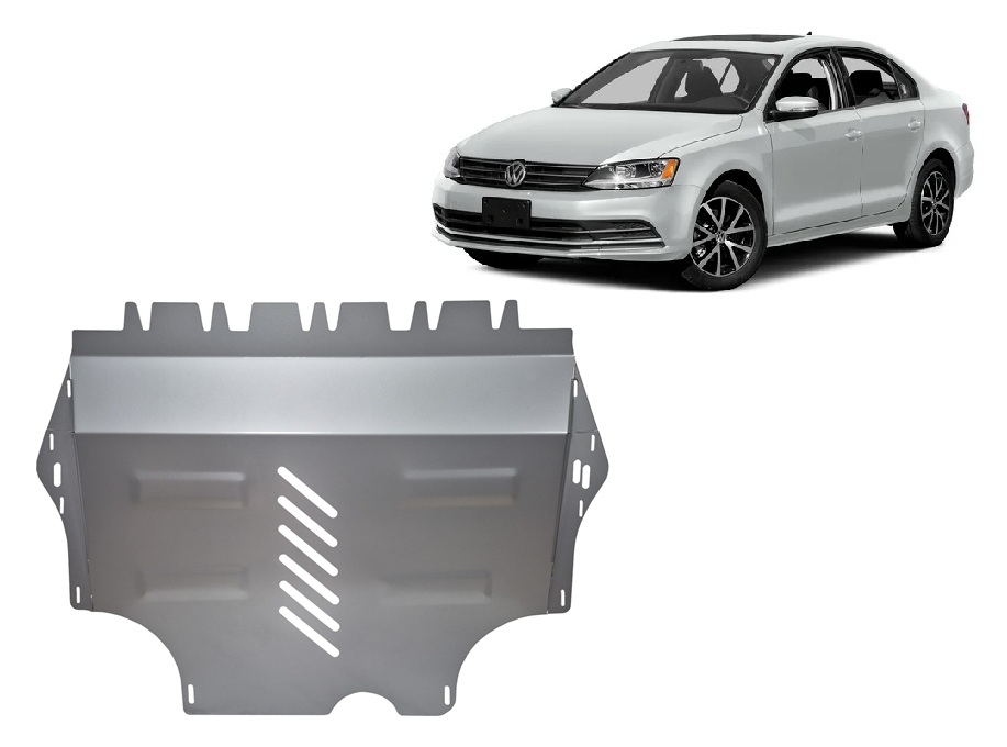 Bundplade Aluminium Motor+ | VW Jetta (2011-2017) - 2