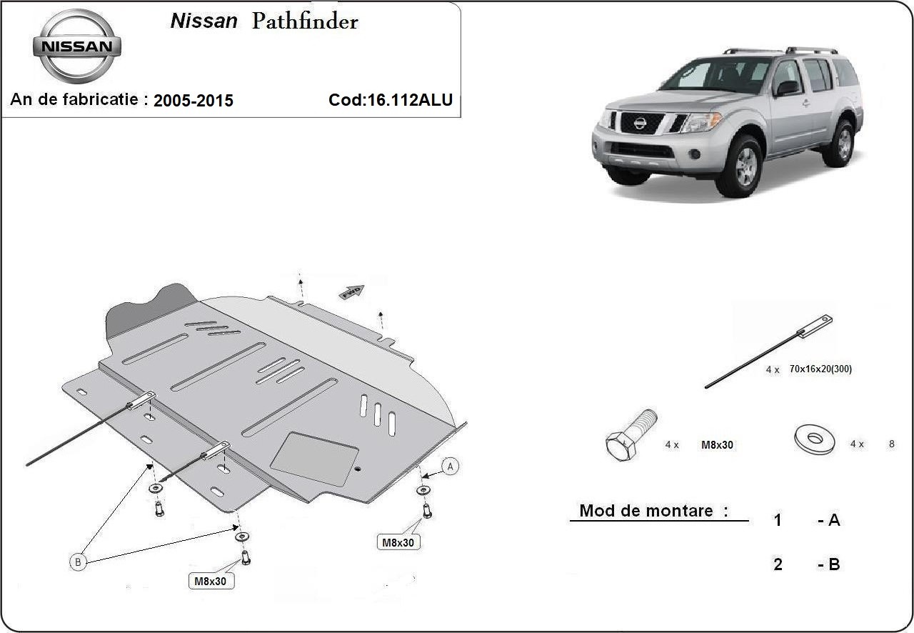 Skid plate Aluminium Engine | Nissan Pathfinder (2005-2026)