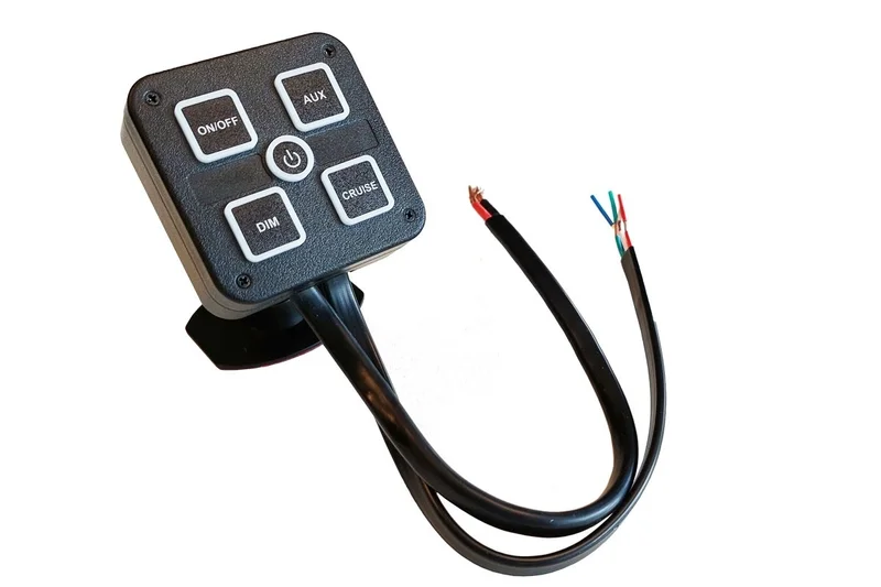 Mini controller 4-funktioner universal 12-24v 30cm kabel - 3
