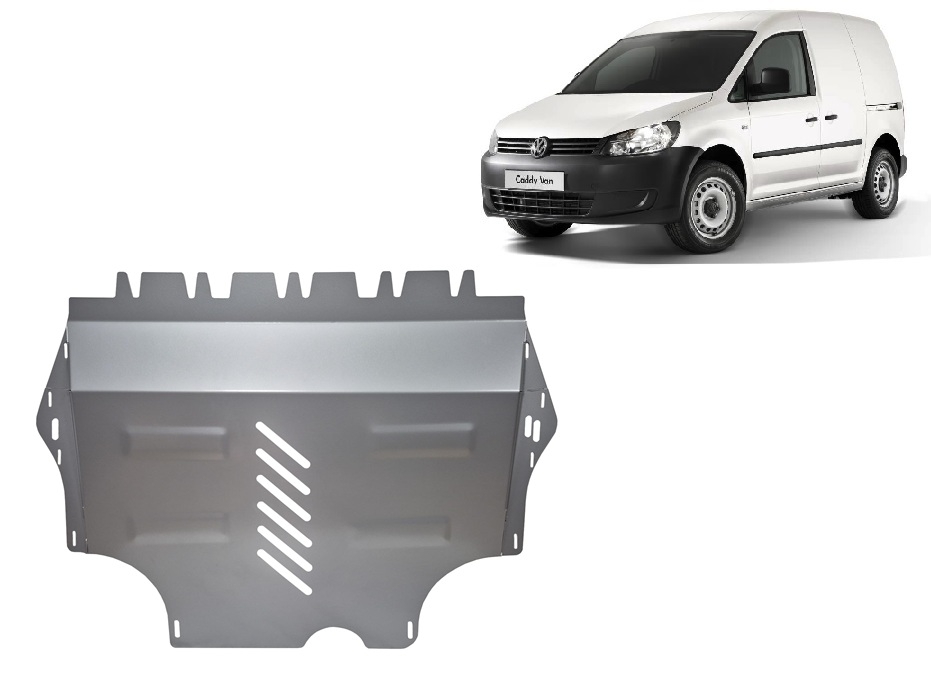 Skid plate Aluminium Engine+ | VW Caddy - Webasto (2011-2020) - 2