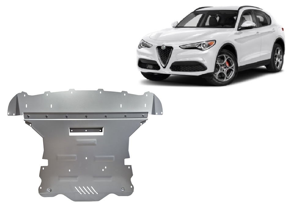 Skid plate Aluminium Engine+ | Alfa Romeo Stelvio (2016-2026) - 2