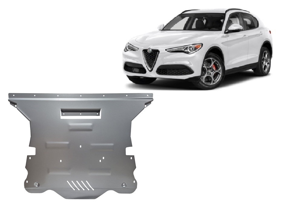 Skid plate Aluminium Engine+ | Alfa Romeo Stelvio (2016-2026) - 2