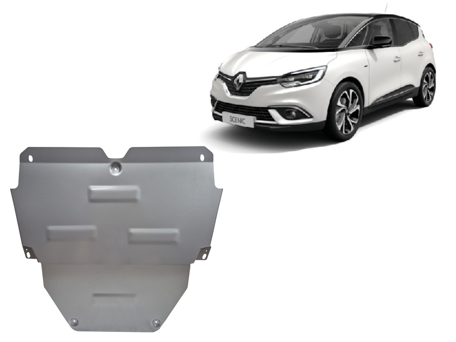 Protection inférieure en aluminium Moteur+ | Renault Scenic IV (2016-2026) - 2