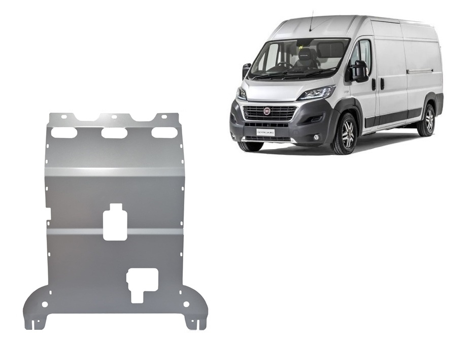Skid plate Aluminium Engine+ | Fiat Ducato (2016-2026) - 2