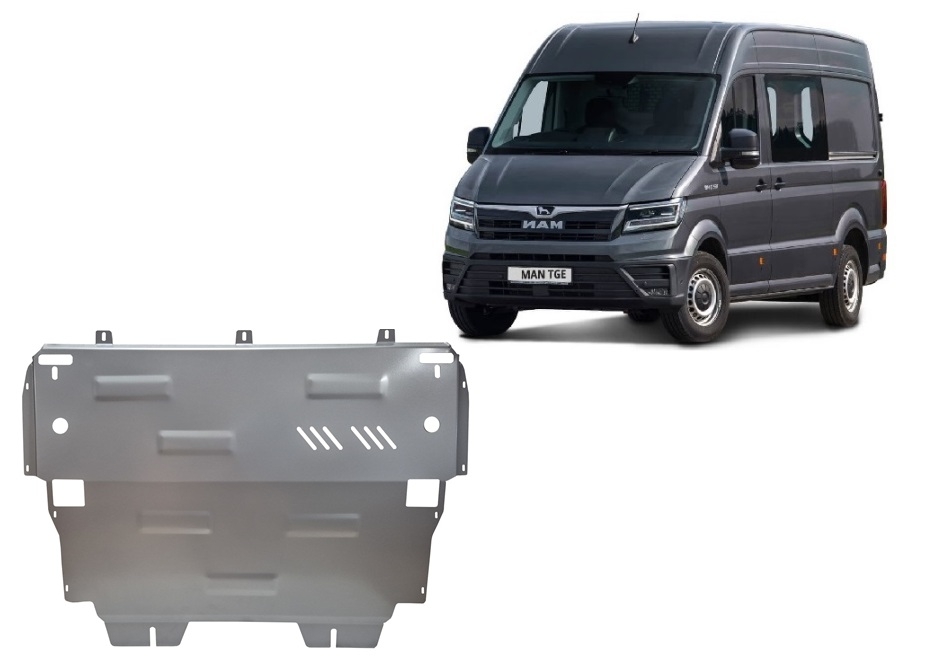 Bundplade Aluminium Motor+ | MAN Tge (2017-2026) - 2