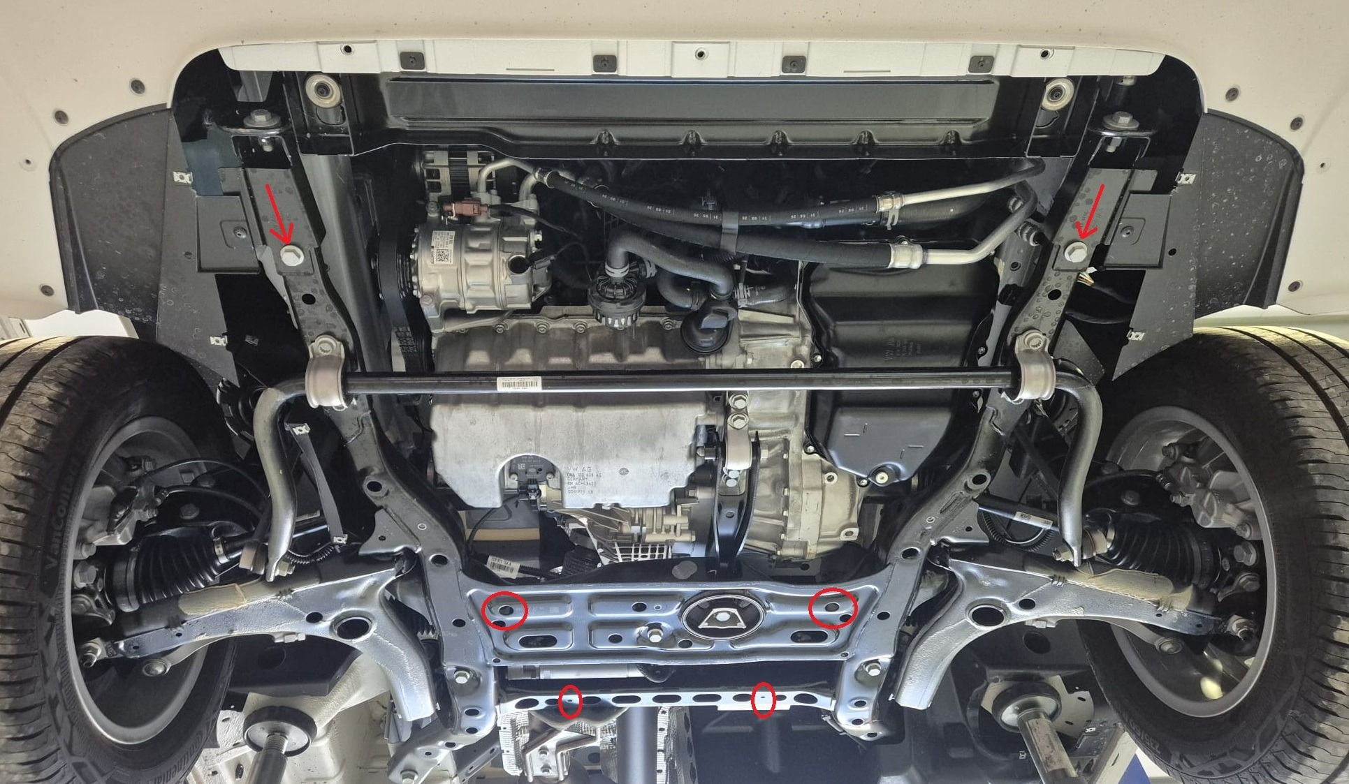 Protezione inferiore in alluminio Motore+ | VW Crafter (2017-2026) - 4