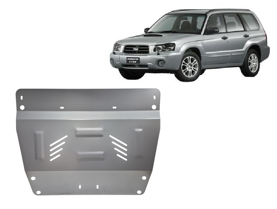 Aluminium beschermplaat motor | Subaru Forester 2 (2002-2008) - 2