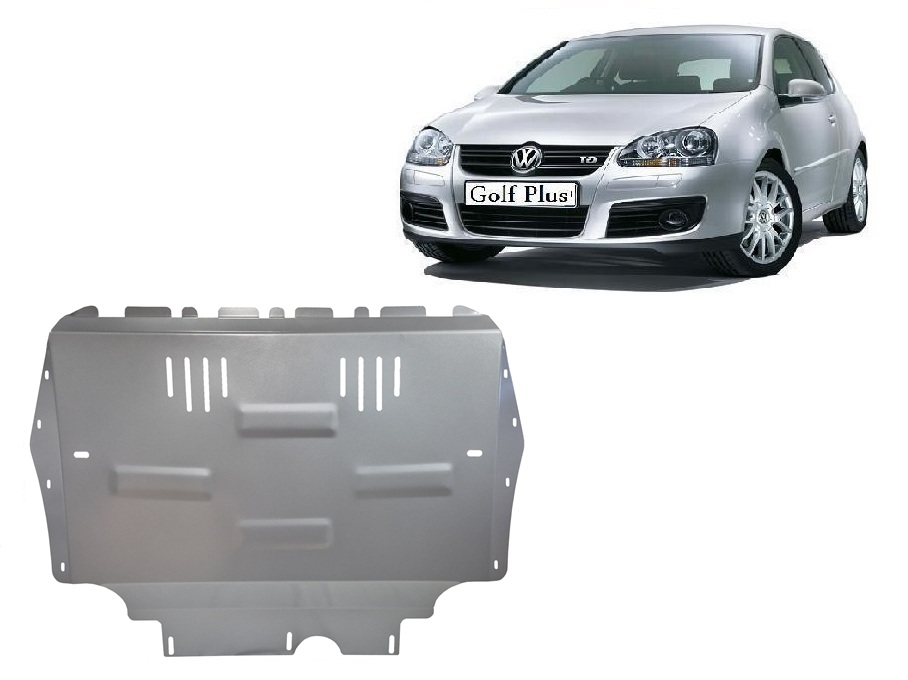 Aluminium-Unterfahrschutz Motor+ | VW Golf Plus (2004-2010) - 2