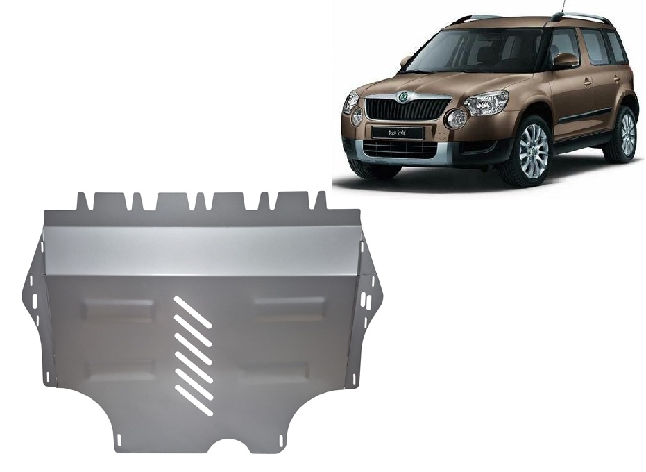 Bundplade Aluminium Motor+ | Skoda Yeti (2011-2017) - 2