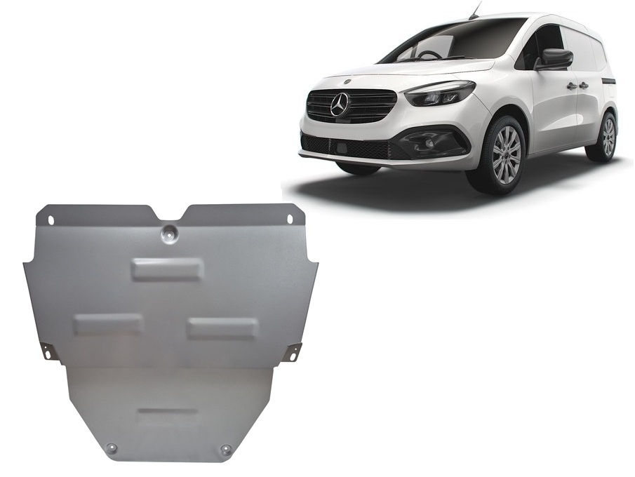 Protection inférieure en aluminium Moteur+ | Mercedes Citan (2016-2026) - 2