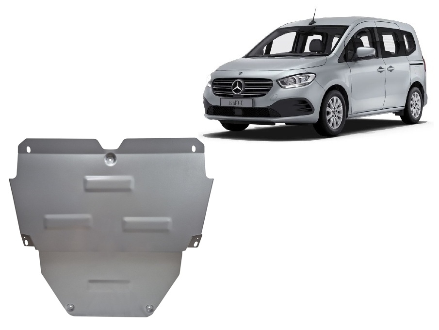 Skid plate Aluminium Engine+ | Mercedes T-Class (2021-2026) - 2