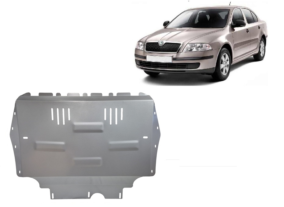 Bundplade Aluminium Motor+ | Skoda Octavia 2 (2009-2012) - 2