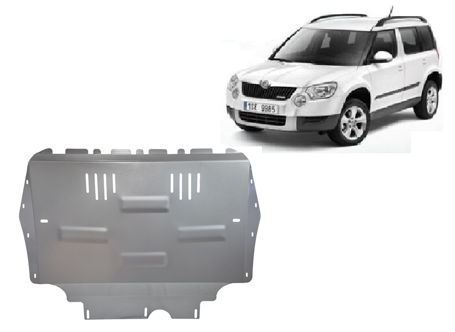 Skid plate Aluminium Engine+ | Skoda Yeti (2009-2012) - 2