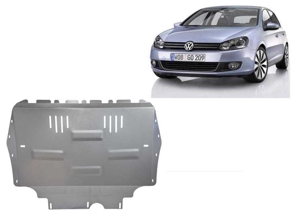 Skid plate Aluminium Engine+ | VW Golf 6 (2009-2012) - 2