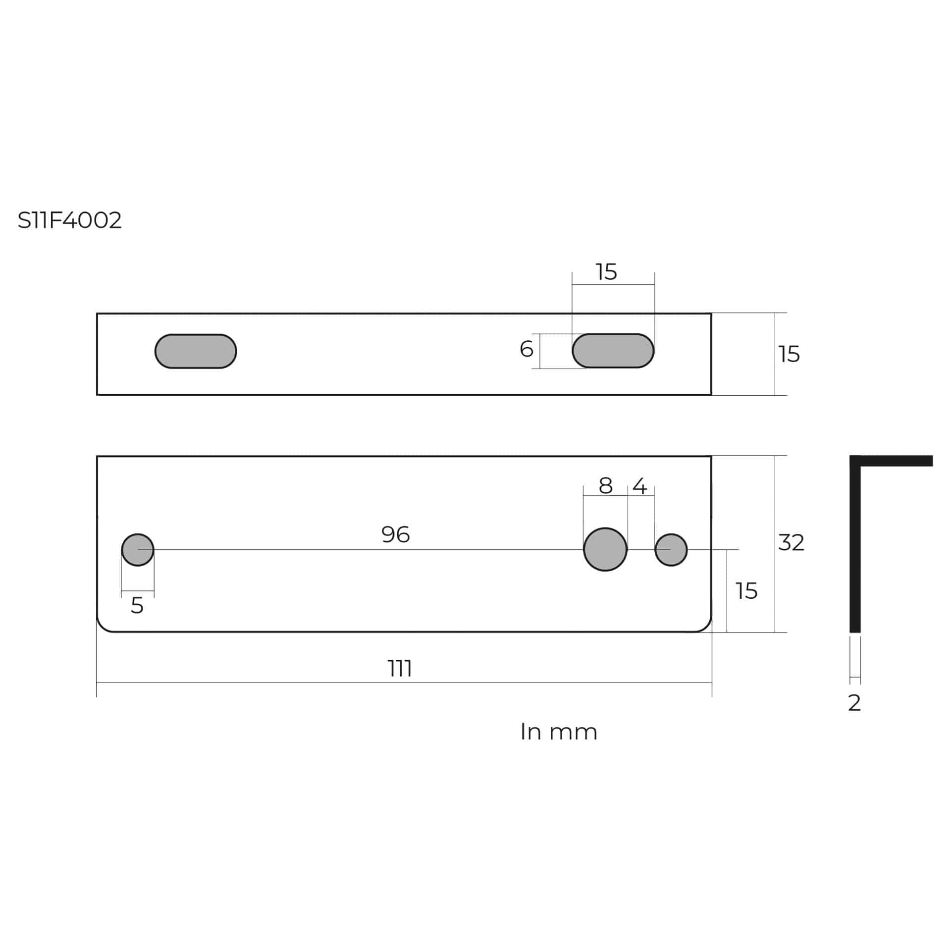 Monteringsbeslag til S11F4002 - 2