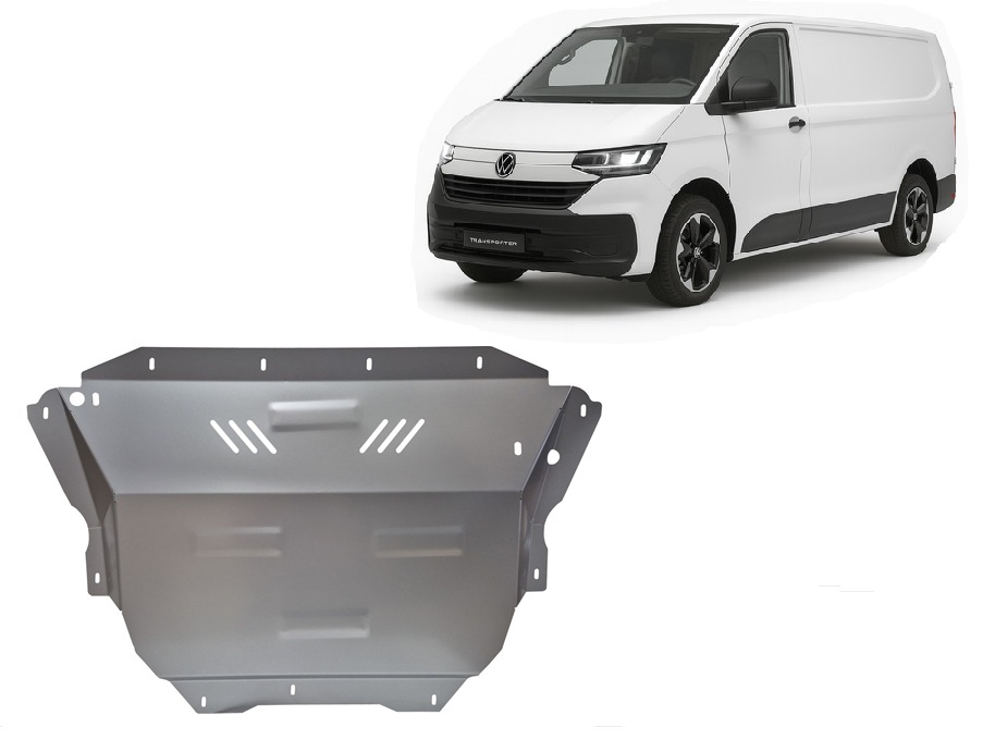 Skid plate Aluminium Engine+ | VW Transporter T7 Van (2023-2026) - 2