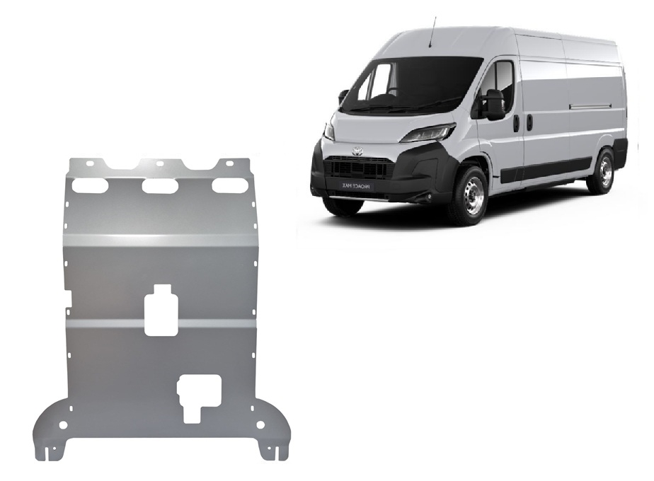 Pohjapanssari Aluminium Moottori+ | Toyota Proace Max (2024-2026) - 2