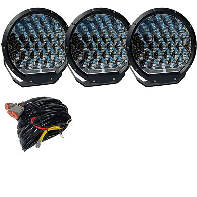 Avelux Summit Pro 225 LED Driving Light 3-pack