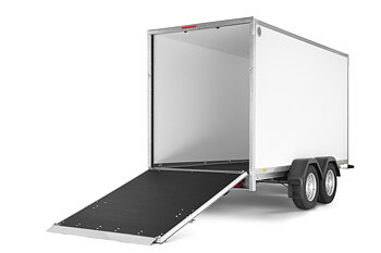 Brenderup Skåpsläp Cargo Dynamic 350L Ramp 2500 kg