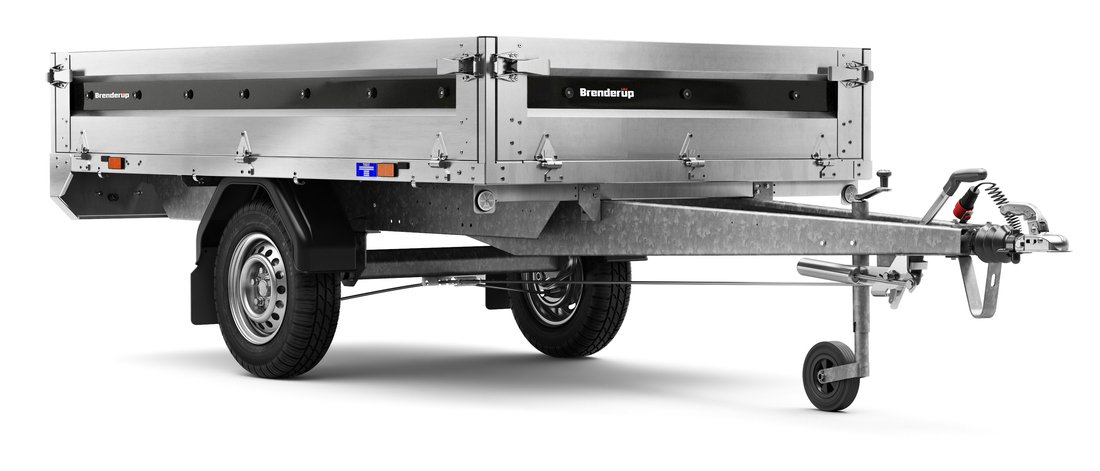 Brenderup Högbyggd flakvagn Serie 4000 260L 1000 kg
