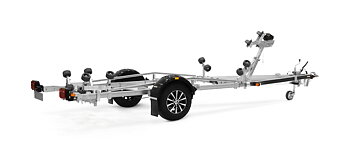 Brenderup Båttrailer Bromsad 18 fot ASR X-line 1300 kg