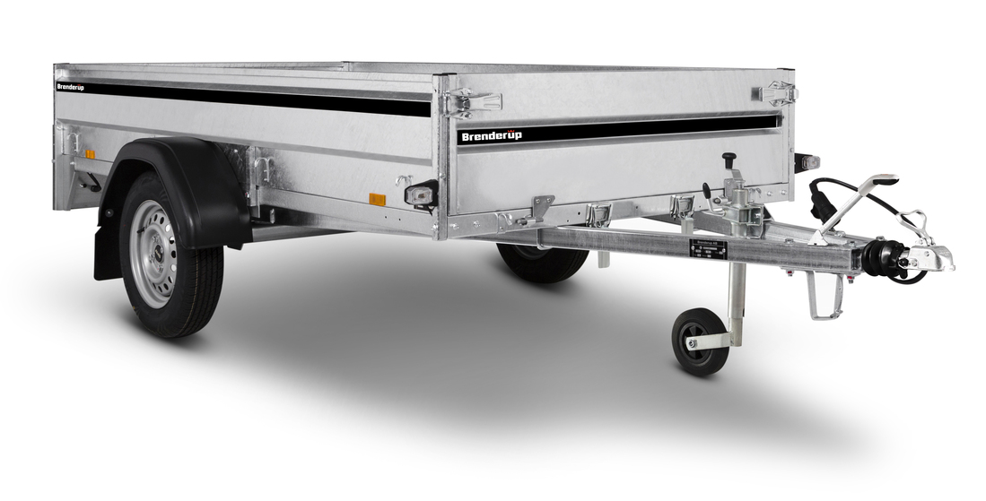 Brenderup Lågbyggd flakvagn Serie LMT Bromsad Tvåaxlad 1250 kg