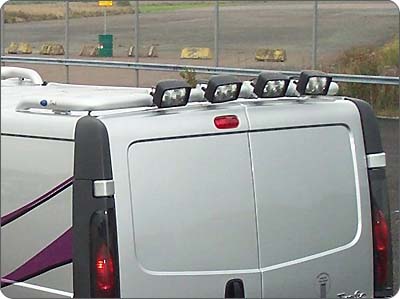 T-RACK Opel Vivaro 02-14 Bakre