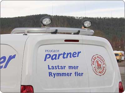 T-RACK Peugeot Partner 08-18  Rear
