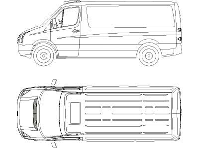 T-RACK VW Crafter 07-16 Foran H1 Enkelhytt - 3