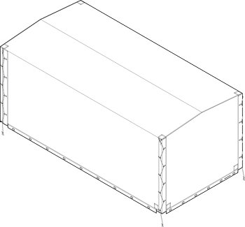 Kapellduk 150 cm
