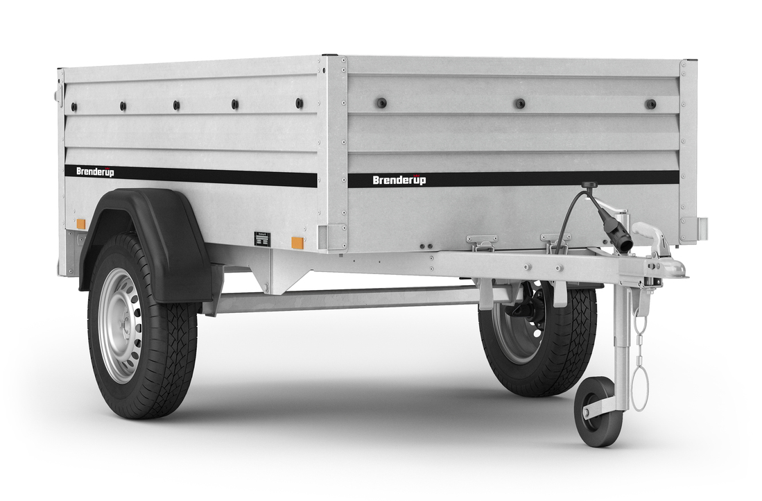 Brenderup Lågbyggd flakvagn Obromsad Serie 1000 205L 750 kg