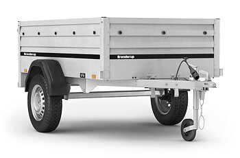 Brenderup Lågbyggd flakvagn Obromsad Serie 1000 205L 750 kg
