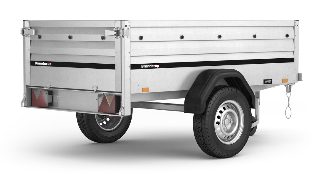 Brenderup Lågbyggd flakvagn Obromsad Serie 1000 205L 750 kg - 3