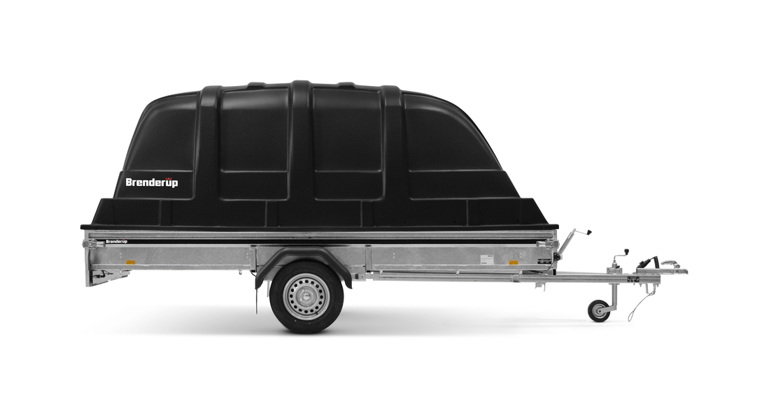 Brenderup Snöskotersläp Serie Standard Outline 370L Plasthuv 750 kg - 2