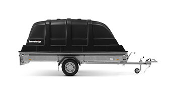 Brenderup Snöskotersläp Serie Standard Outline 370L Plasthuv 750 kg