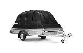 Brenderup Snöskotersläp Serie Standard Outline 370L Plasthuv 750 kg