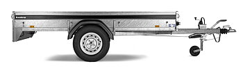 Brenderup Lågbyggd flakvagn Serie LM Bromsad 1250 kg